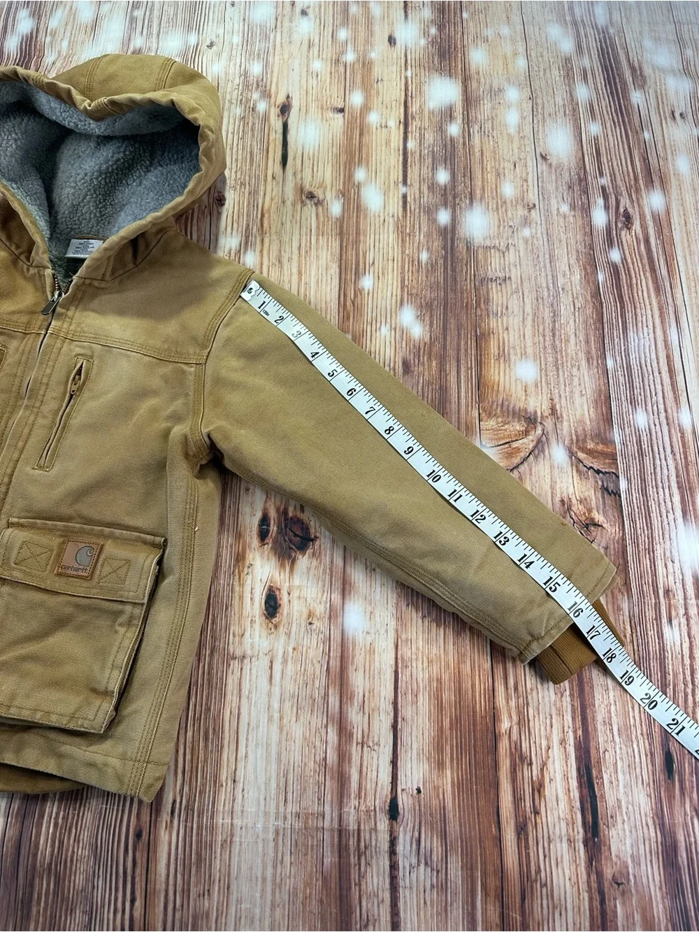 Carhartt Hooded  Jacket in Brown Little Boys  Size 5